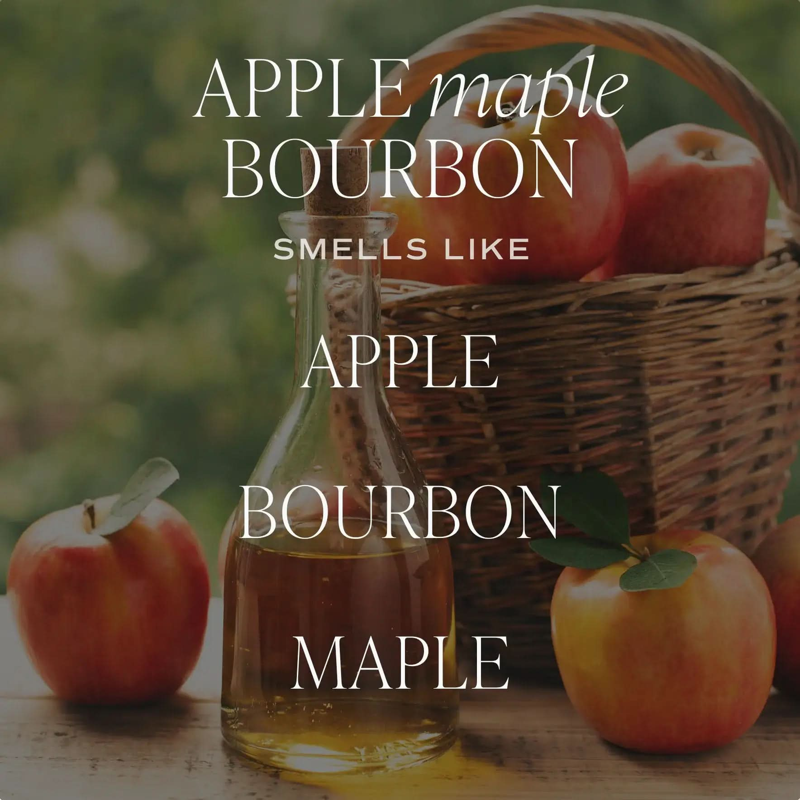Apple Maple Bourbon Soy Candle - Tan Matte Jar - 15 oz (Sunday Brunch) - SwagglyLife Home & Fashion